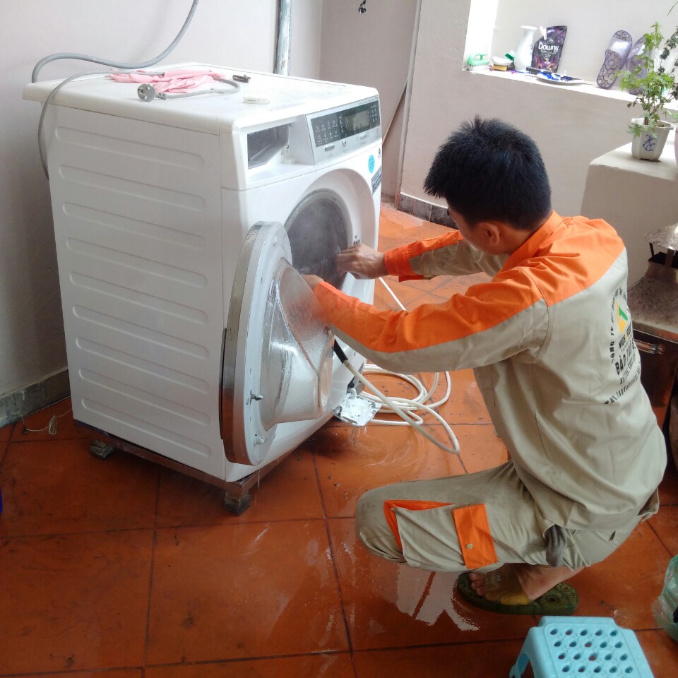 sửa máy giặt lồng ngang tại Dĩ An