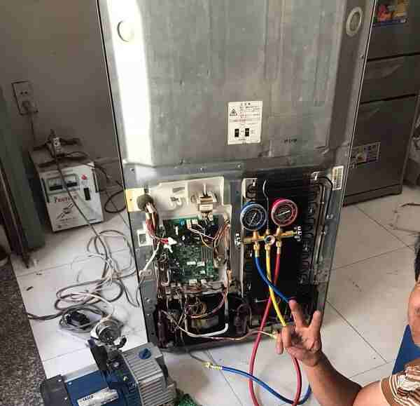 Sửa tủ lạnh sập nghiêng tại Tân Phú