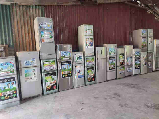 Kho hàng tủ lạnh cũ tpHCM ở quận 9