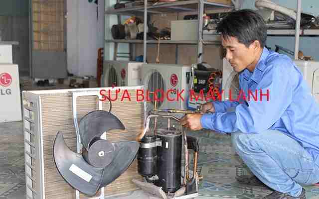 Máy lạnh chết block tại Gò Vấp